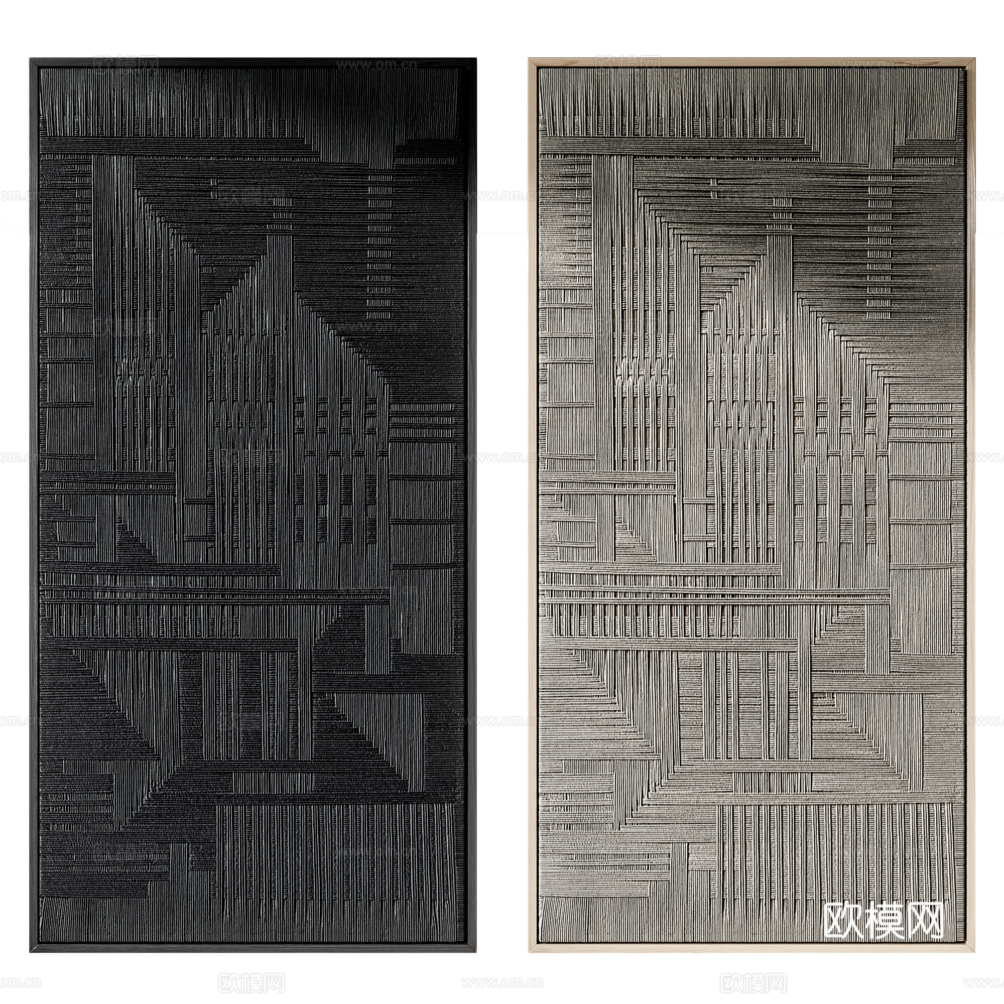 侘寂装饰画 艺术装饰画 抽象装饰画su模型