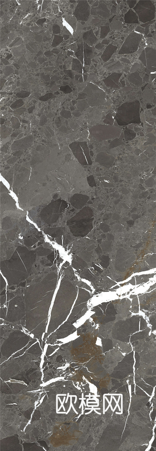 蒙娜丽莎现代轻奢艺术格力斯黑岩板