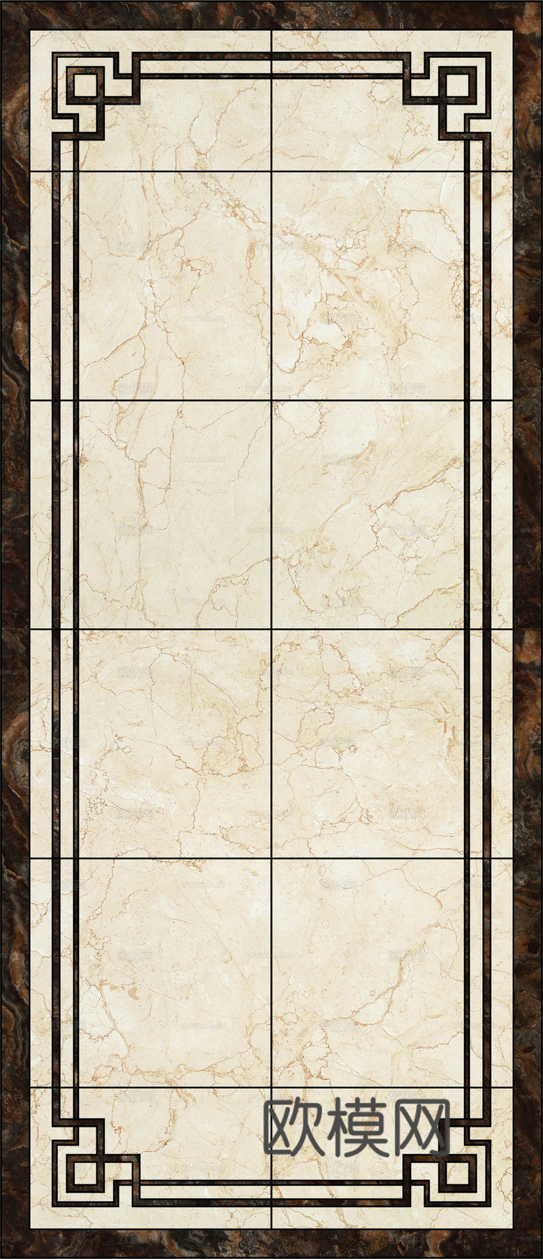 石材拼花 大理石拼花地面 瓷砖拼花 别墅庭院进门玄关地面拼花