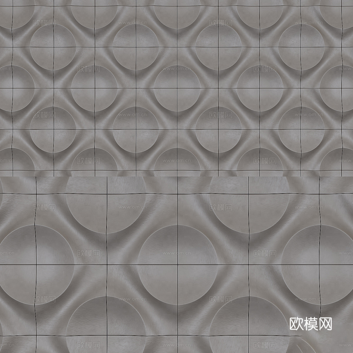 现代意式装饰墙板3d模型