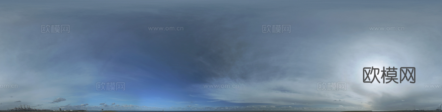 外景 天空 云层 云朵 自然风景 庭院外景 窗外 环境贴图下载