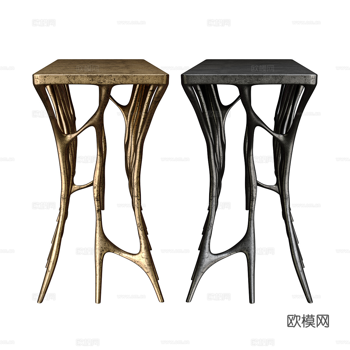 现代轻奢 Layla Grayce Aldrich 端景台3d模型下载（渲染图5）