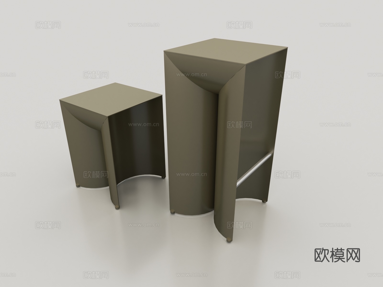 Mogg UCCIO 吧台椅 吧椅3d模型