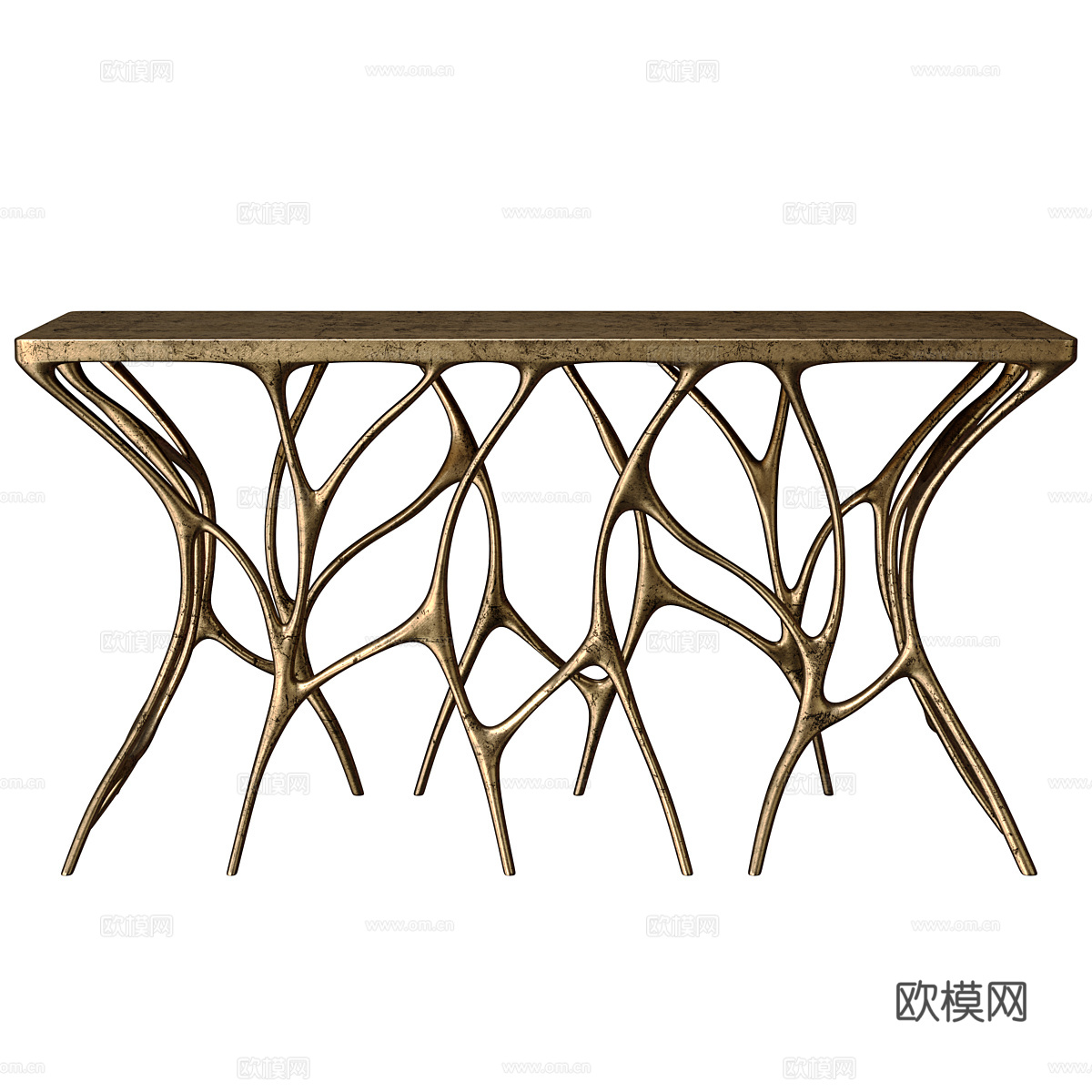 现代轻奢 Layla Grayce Aldrich 端景台3d模型下载（渲染图1）