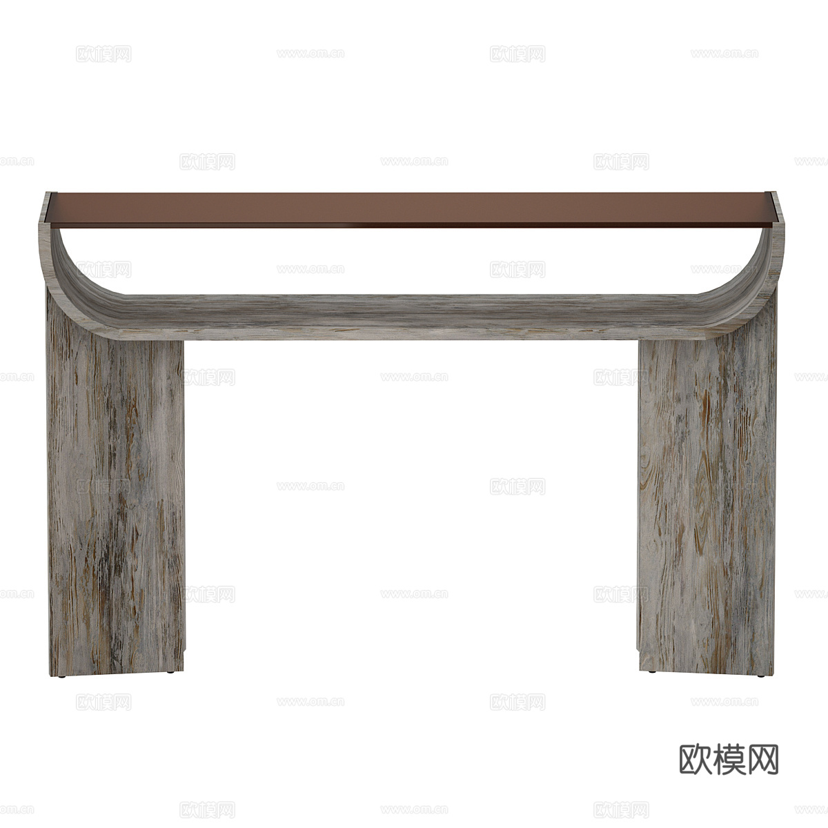 现代侘寂 Dada 玄关桌3d模型下载（渲染图3）