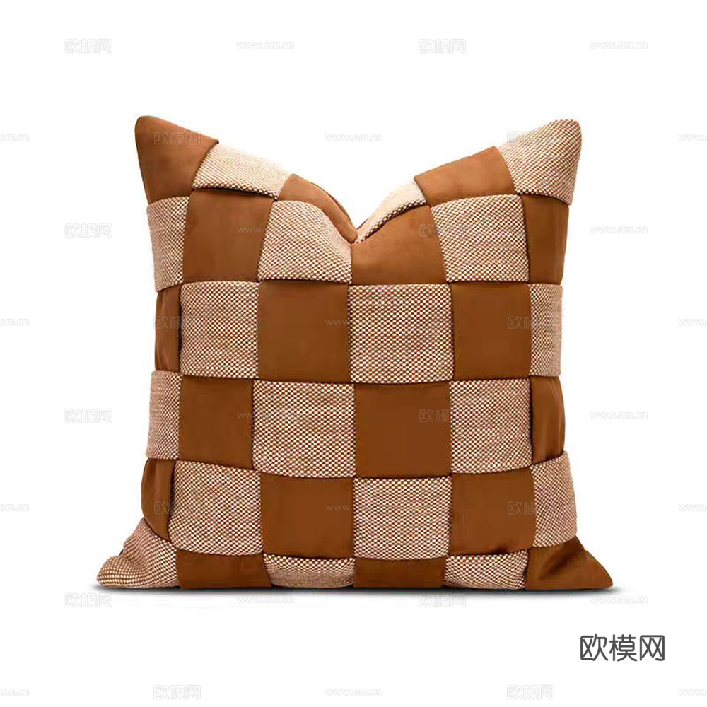 现代抱枕 枕头 编织抱枕 拼接抱枕