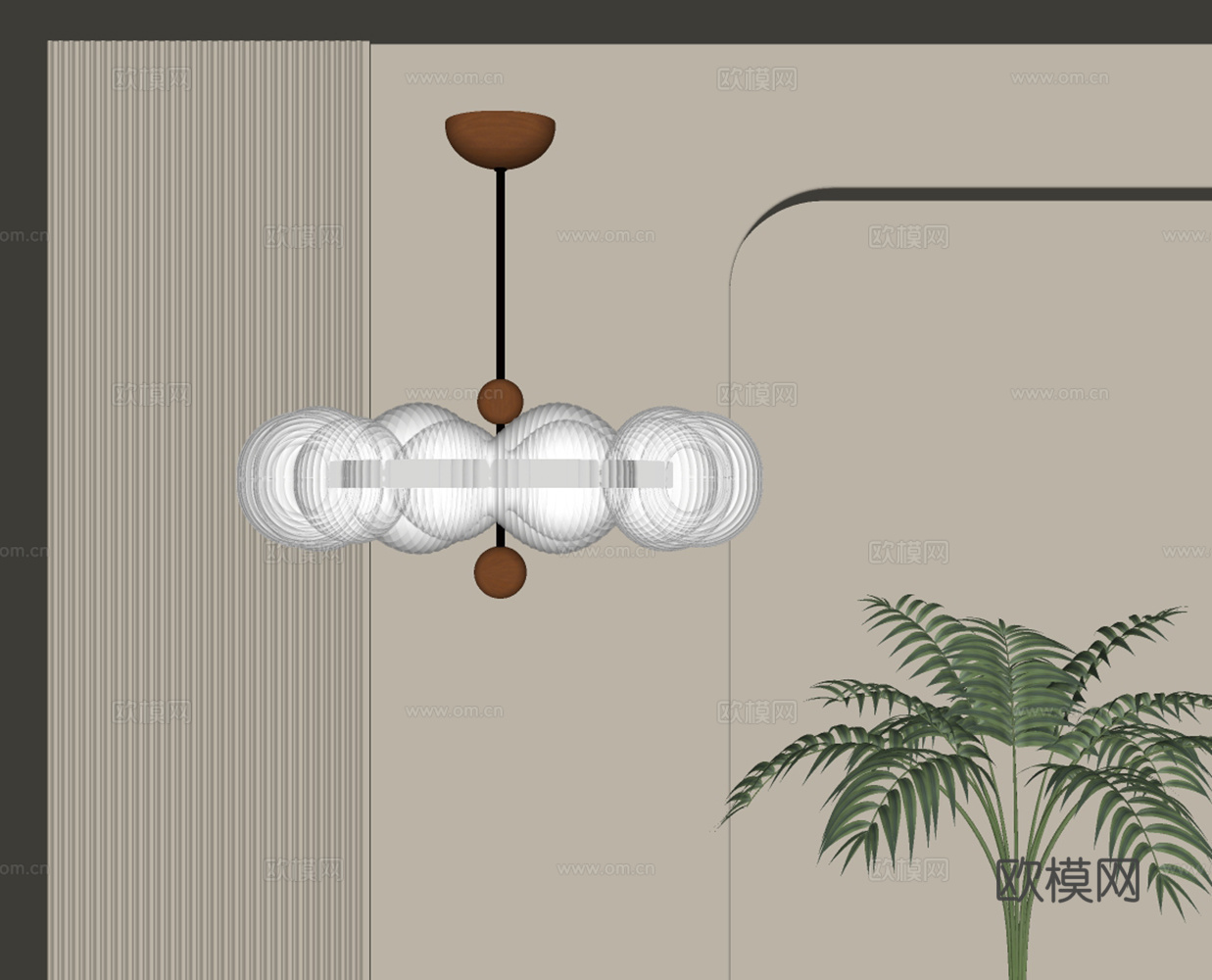 法式中古吊灯 纸吊灯 客厅吊灯 餐厅吊灯 吧台吊灯 艺术吊灯su模型