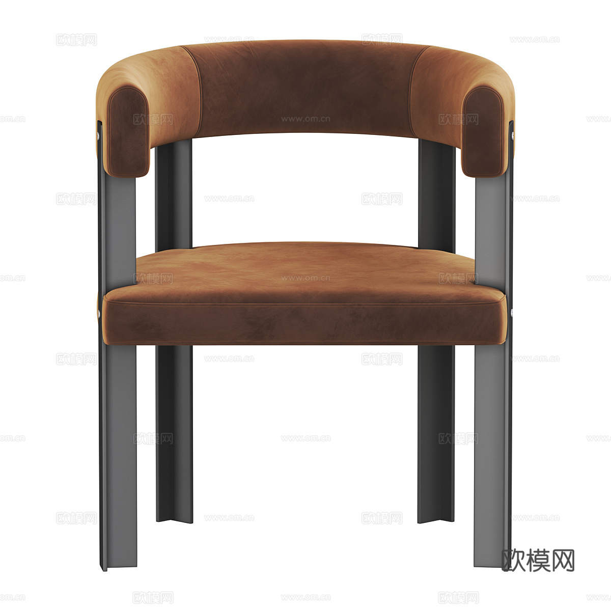 现代意式 Baxter 单椅3d模型下载（渲染图4）