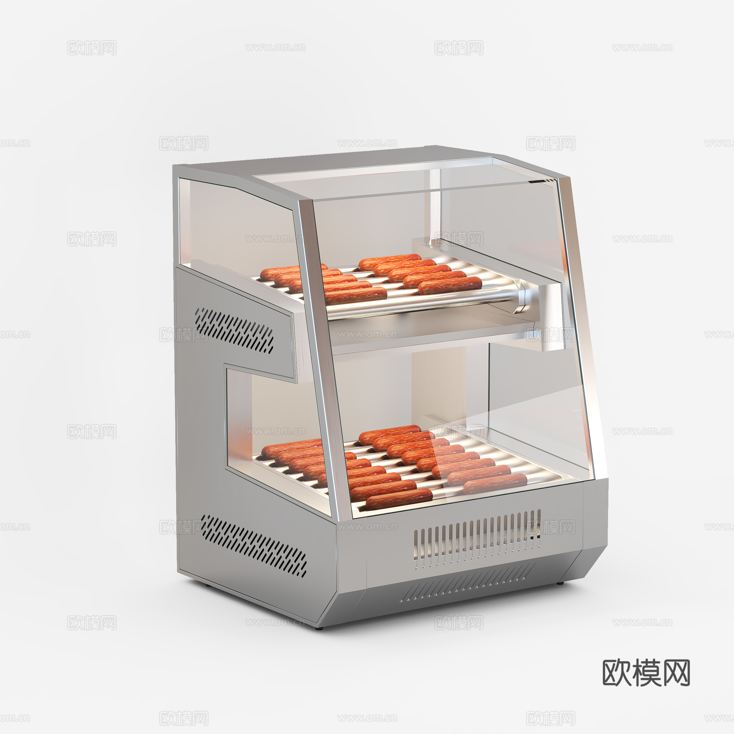 烤肠机 便利店电器su模型