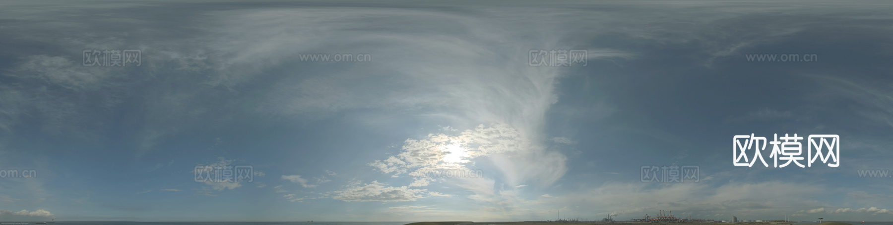 外景 天空 云层 云朵 自然风景 庭院外景 窗外 环境贴图下载
