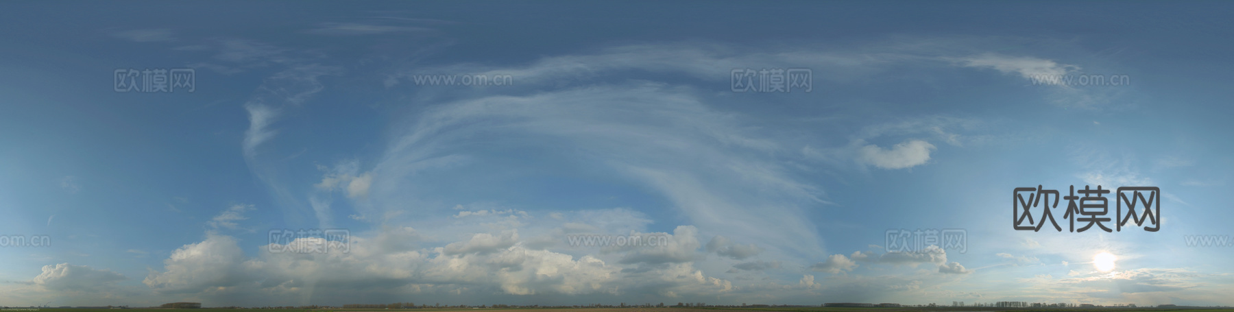 外景 天空 云层 云朵 自然风景 庭院外景 窗外 环境贴图下载