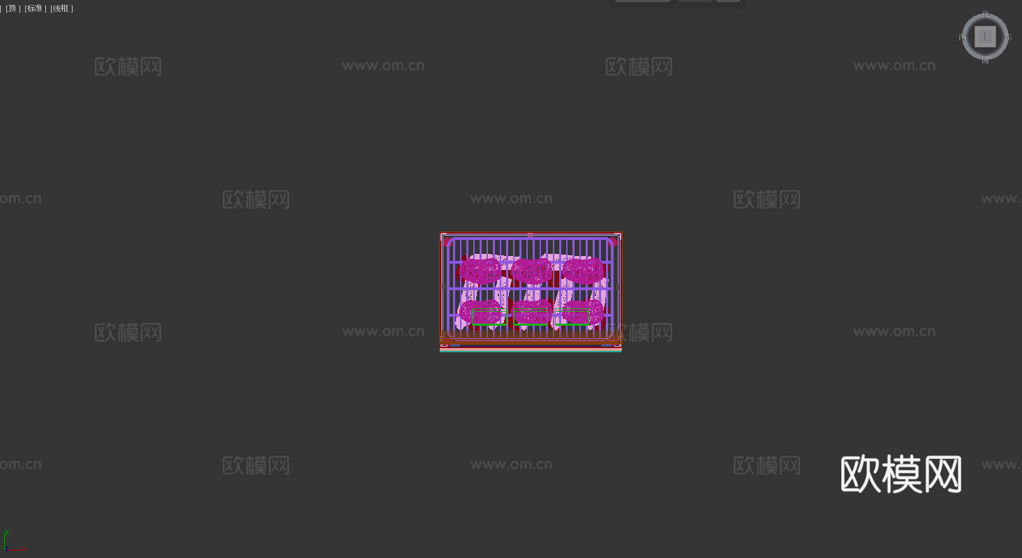 商用保温柜 便利店食物恒温柜 熟食柜 面包汉堡炸鸡保温箱3d模型下载（渲染图2）