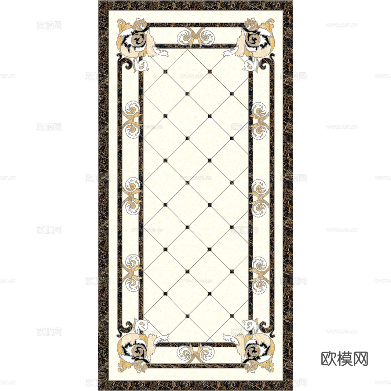 石材拼花 大理石拼花地面 瓷砖拼花 别墅庭院进门玄关地面拼花