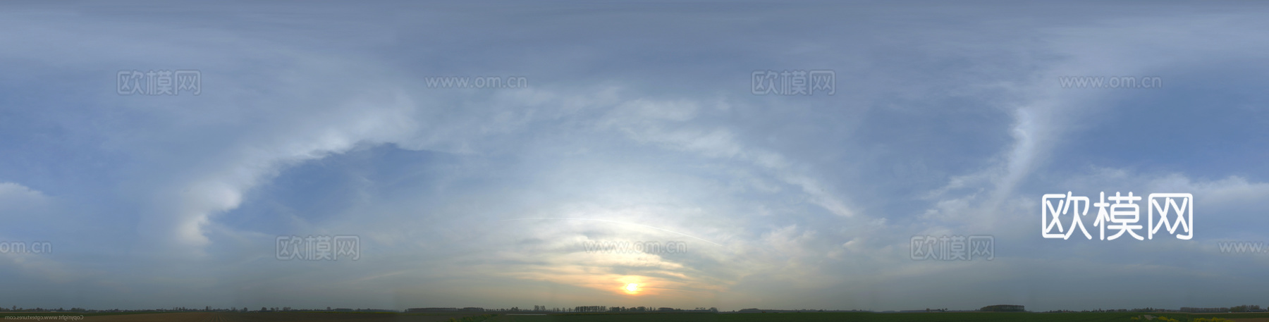 外景 天空 云层 云朵 自然风景 庭院外景 窗外 环境贴图下载