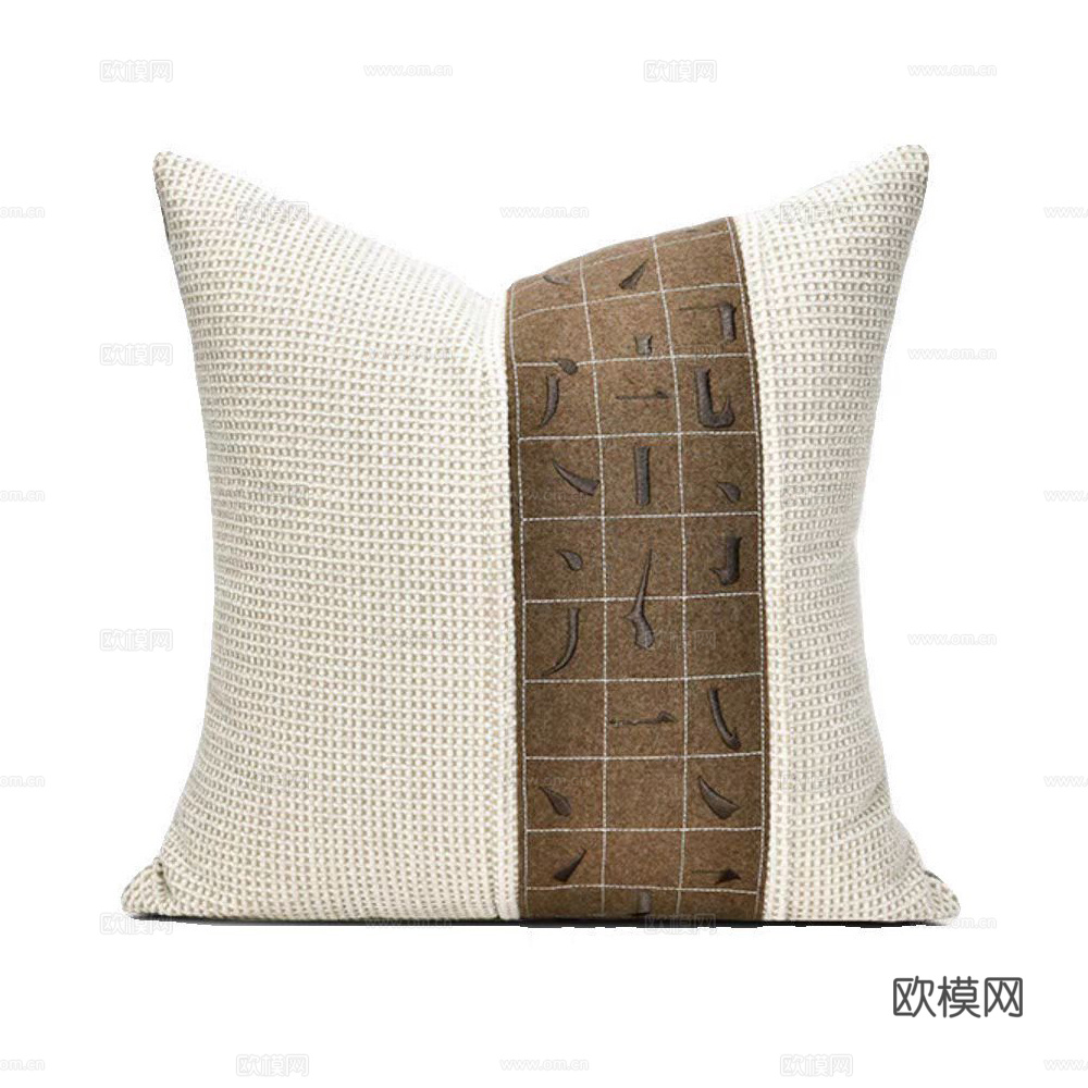 现代抱枕 枕头 印花抱枕 拼接抱枕