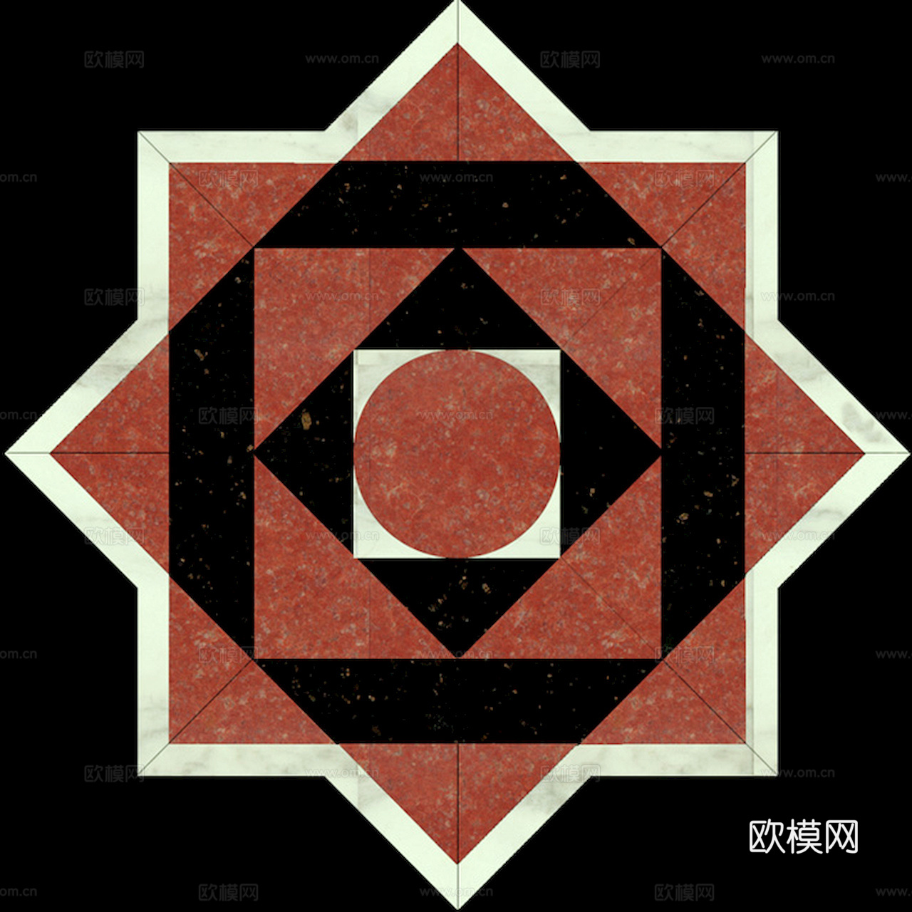 石材拼花 大理石拼花地面 瓷砖拼花 别墅庭院进门玄关地面拼花