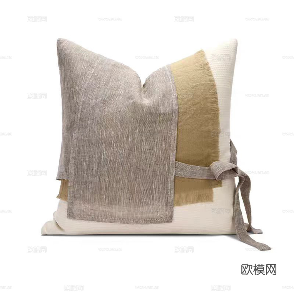 现代抱枕 枕头 布艺抱枕 拼接抱枕