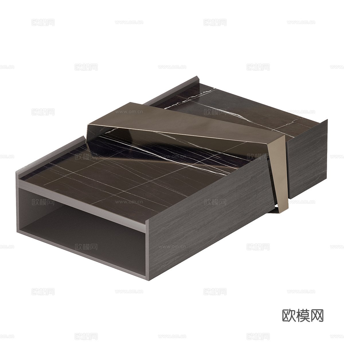 现代意式 Deep Shake 茶几3d模型