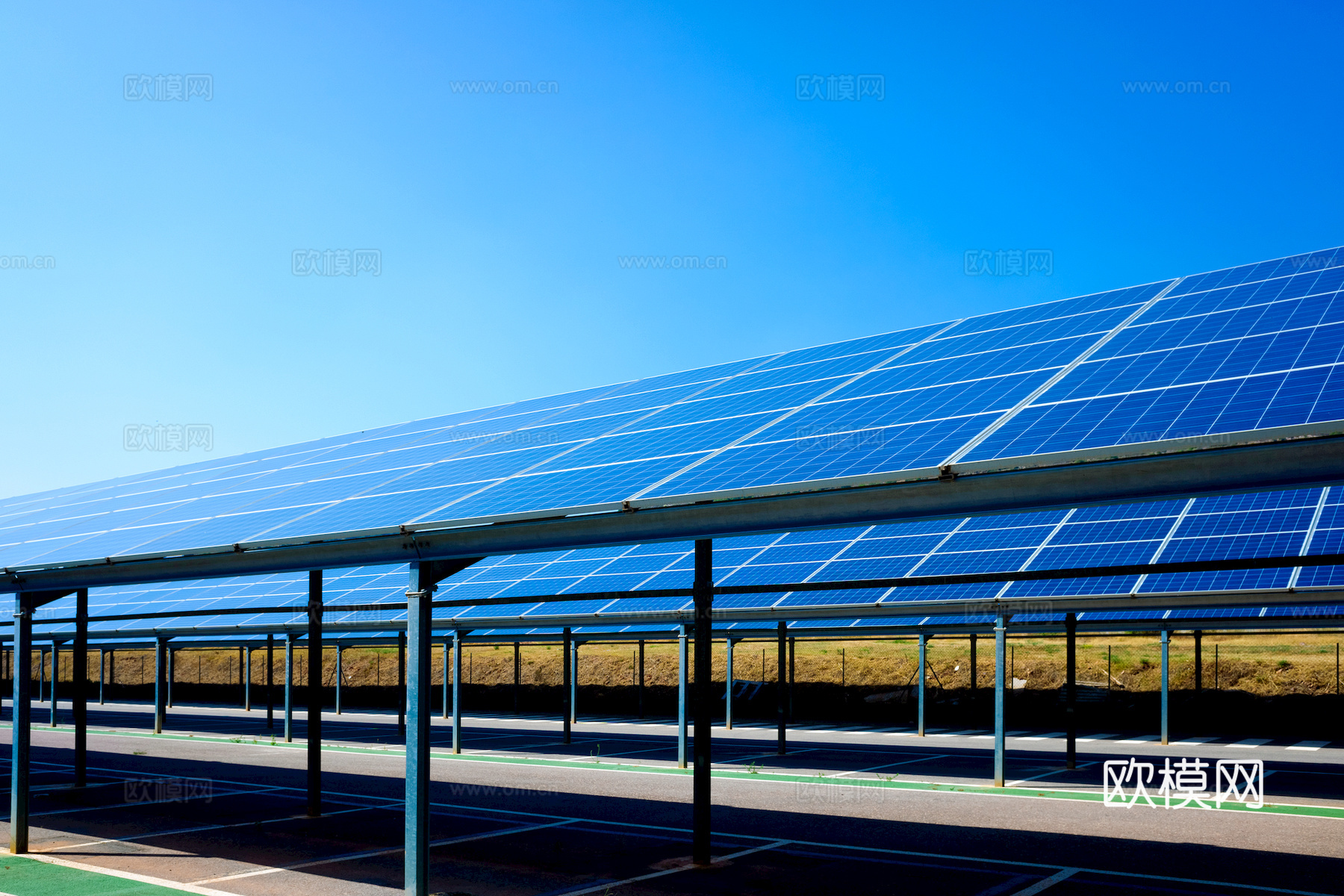 屋面太阳能光伏电板 光伏面板 发电设施 发电设备下载