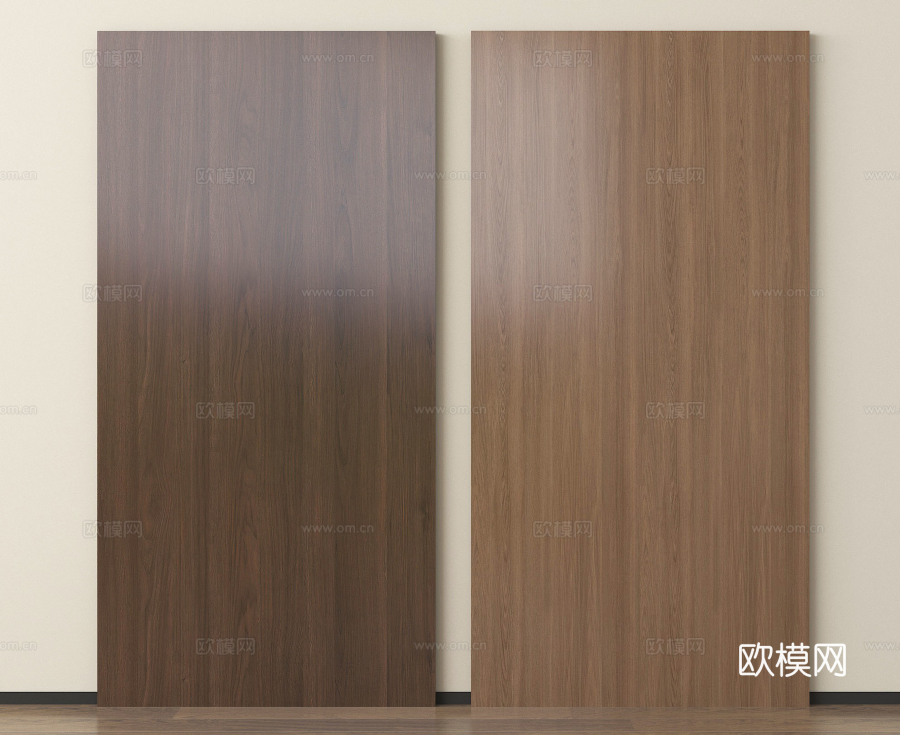 现代护墙板 木饰面护墙板 木饰面背景墙su模型