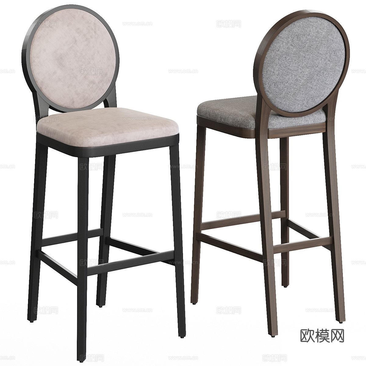 法式中古风吧椅组合 Bross Plaza 1502su模型