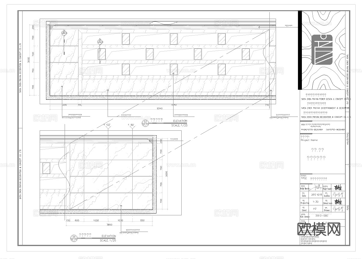 最新2套全套 酒吧 KTV 施工图 效果图合集cad施工图