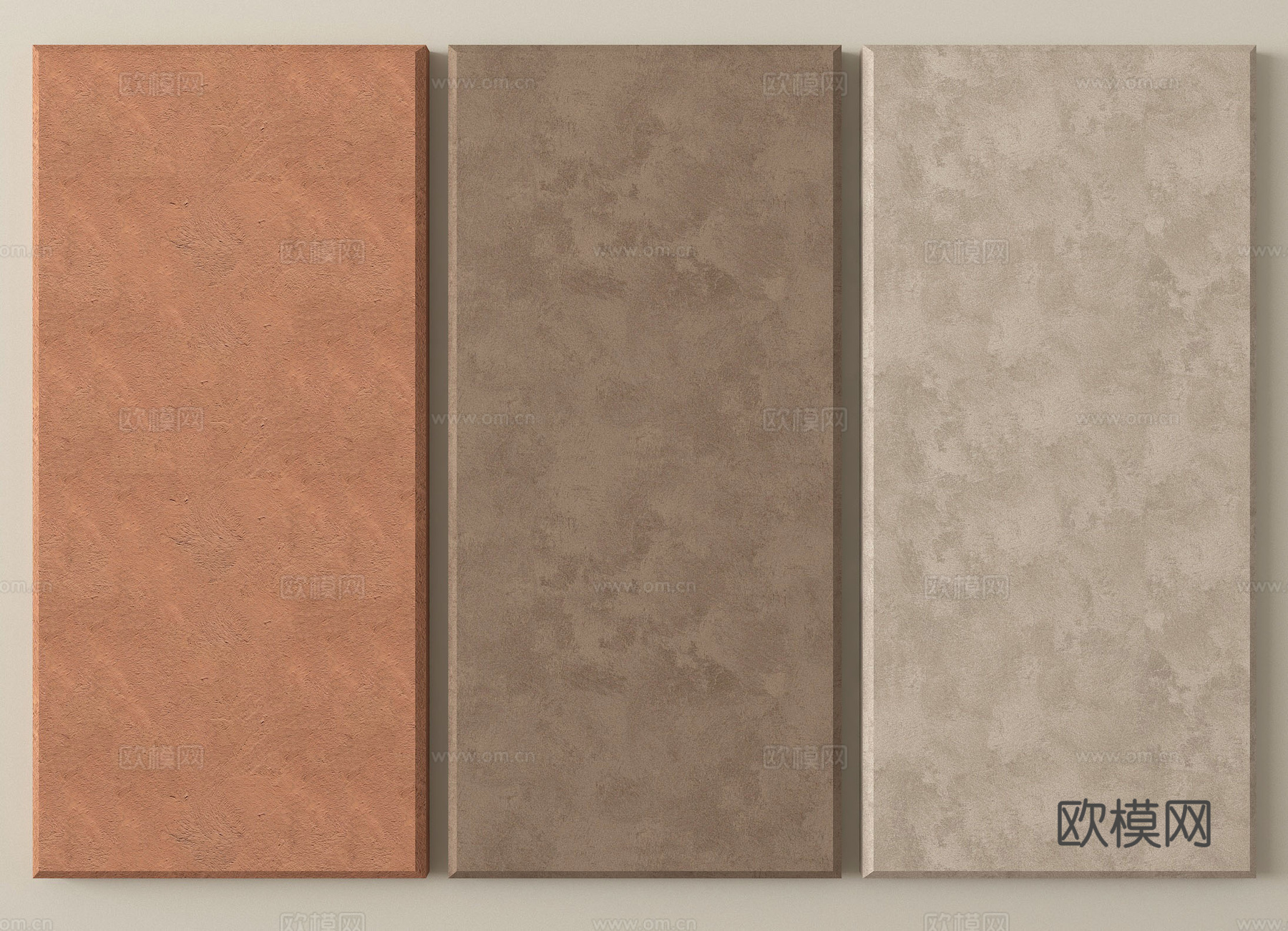现代涂料 艺术漆 肌理漆 真石漆 微水泥su模型