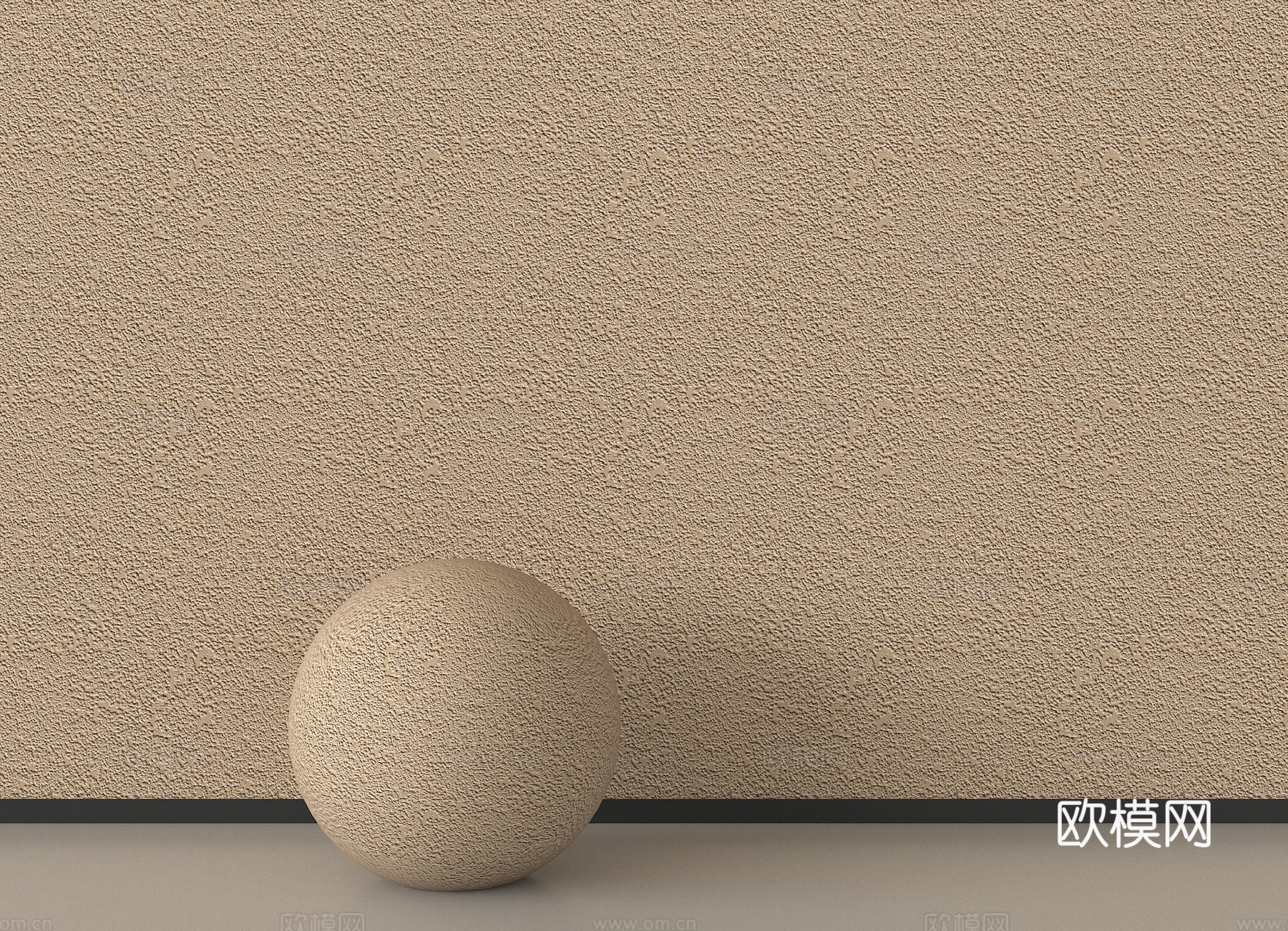 现代涂料 艺术漆 肌理漆 真石漆 微水泥su模型