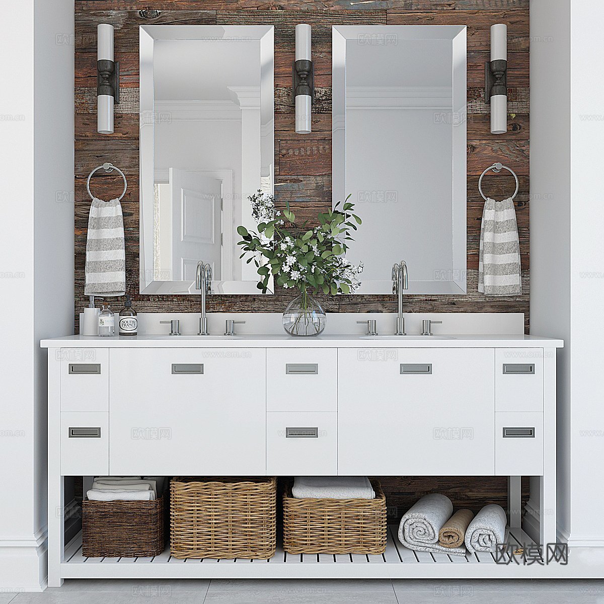 卫浴家具与装饰 113d模型下载