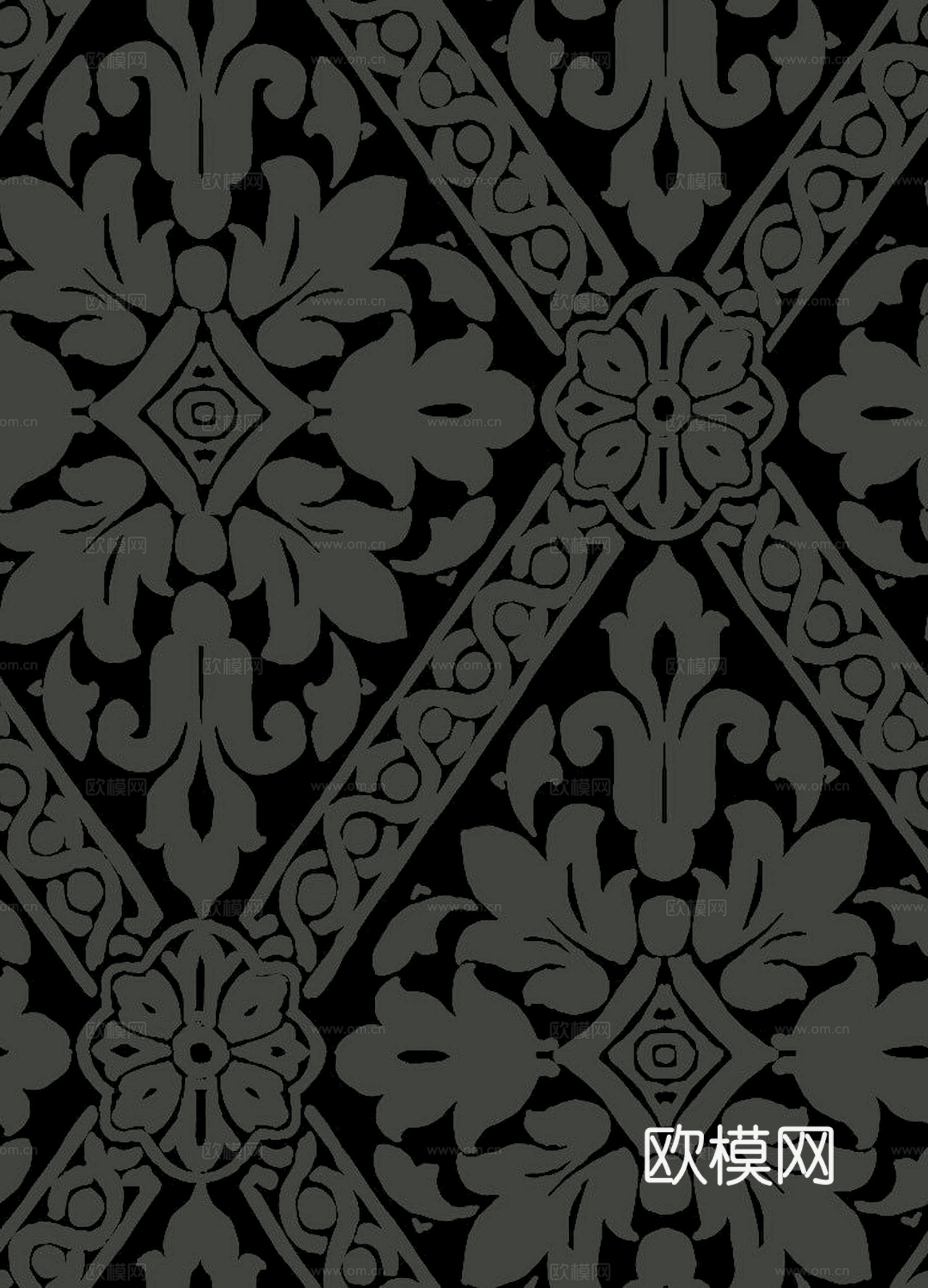 黑白凹凸 高光遮罩 通道 花纹纹理 装饰线条 纹理 墙绘图案下载