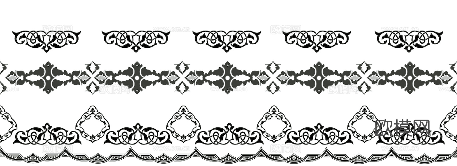 黑白凹凸 高光遮罩 通道 花纹纹理 装饰线条 纹理 墙绘图案下载