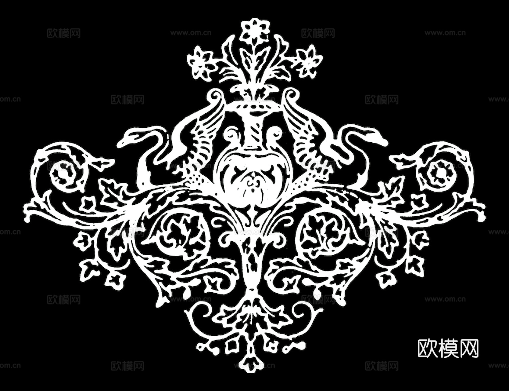 黑白凹凸 高光遮罩 通道 花纹纹理 装饰线条 纹理 墙绘图案下载