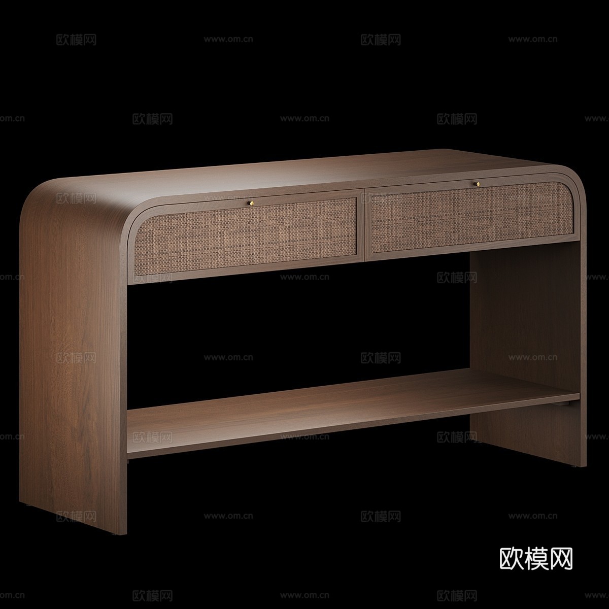 新中式 Suzette 玄关桌3d模型下载（渲染图3）