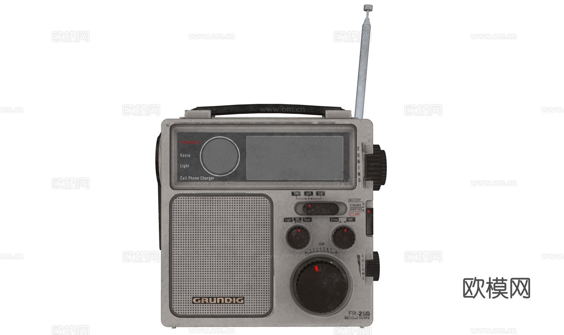 复古收音机 复古电器 收音机su模型