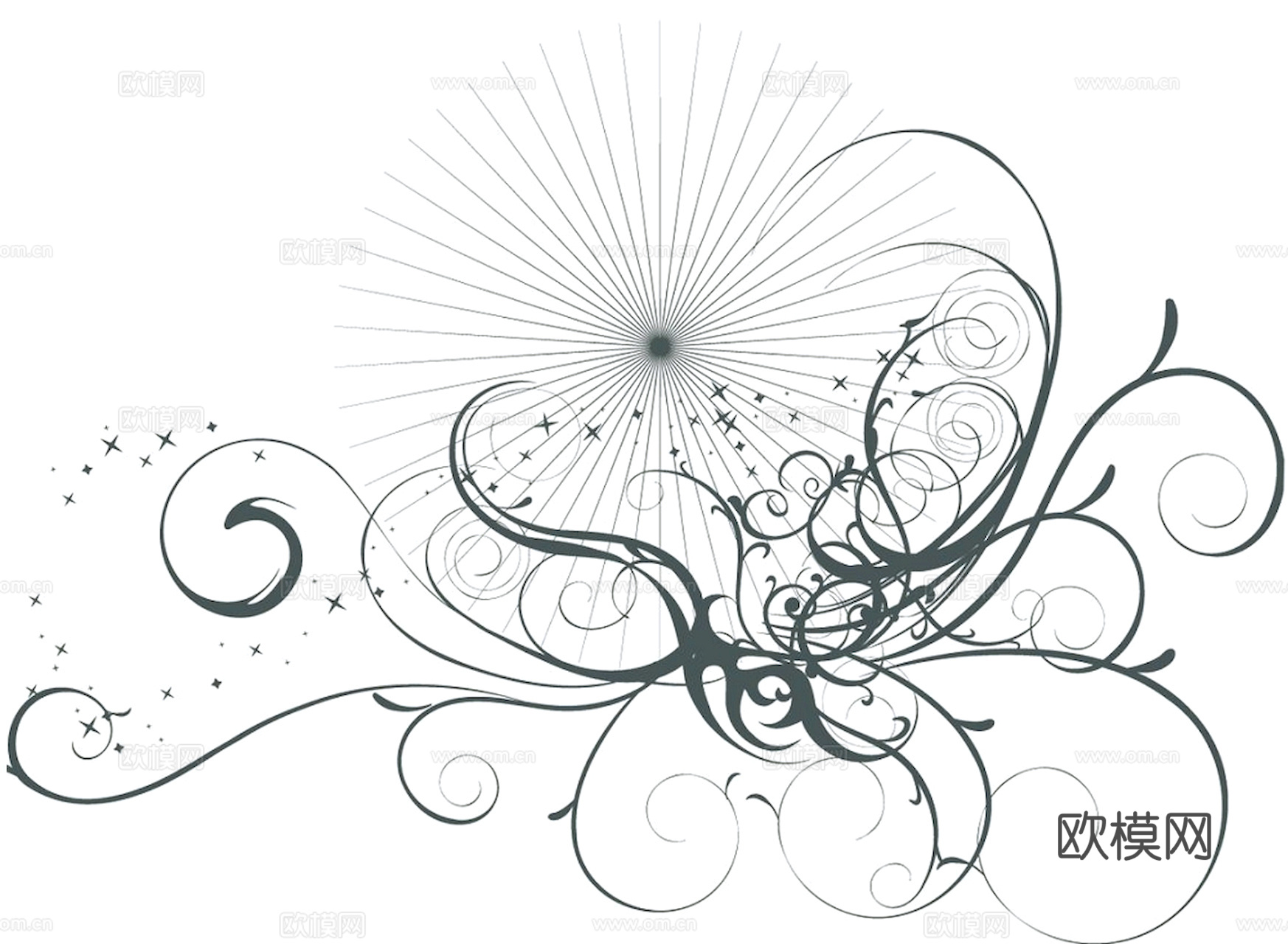 黑白凹凸 高光遮罩 通道 花纹纹理 装饰线条 纹理 墙绘图案下载