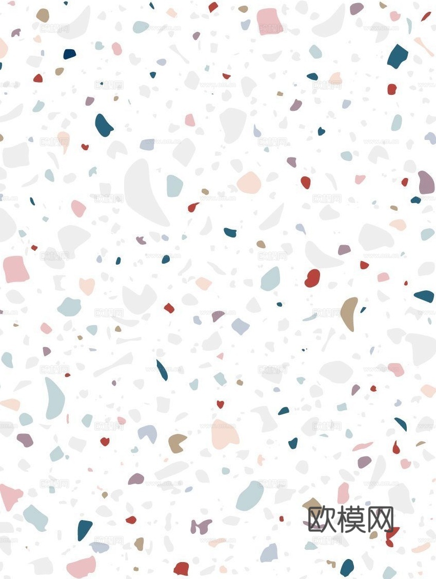 彩色水磨石橡胶塑胶PVC地胶板