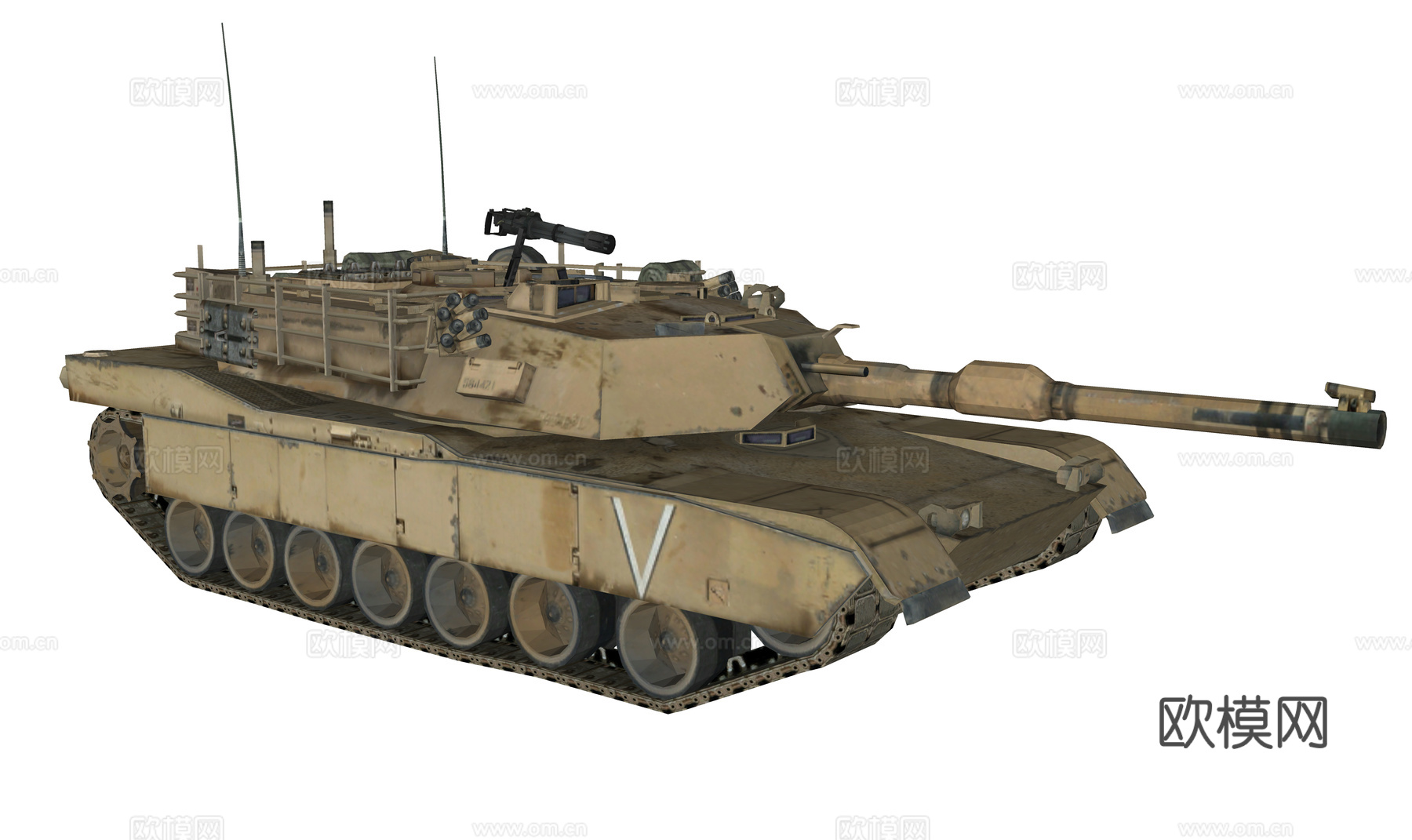 现代坦克 步战车 装甲车 武器 大炮su模型