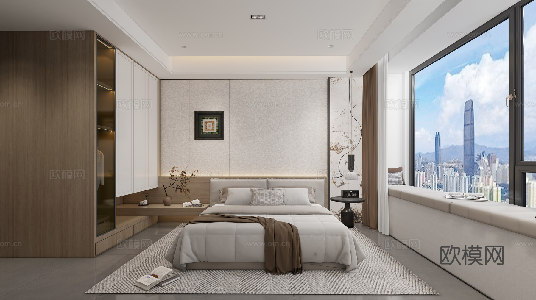 家居卧室  卧室su模型