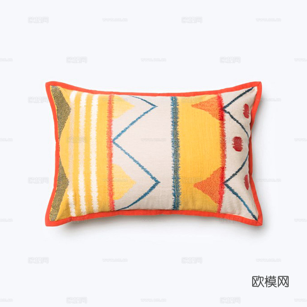枕头 沙发抱枕 靠枕 花纹布纹布艺抱枕 床上用品下载
