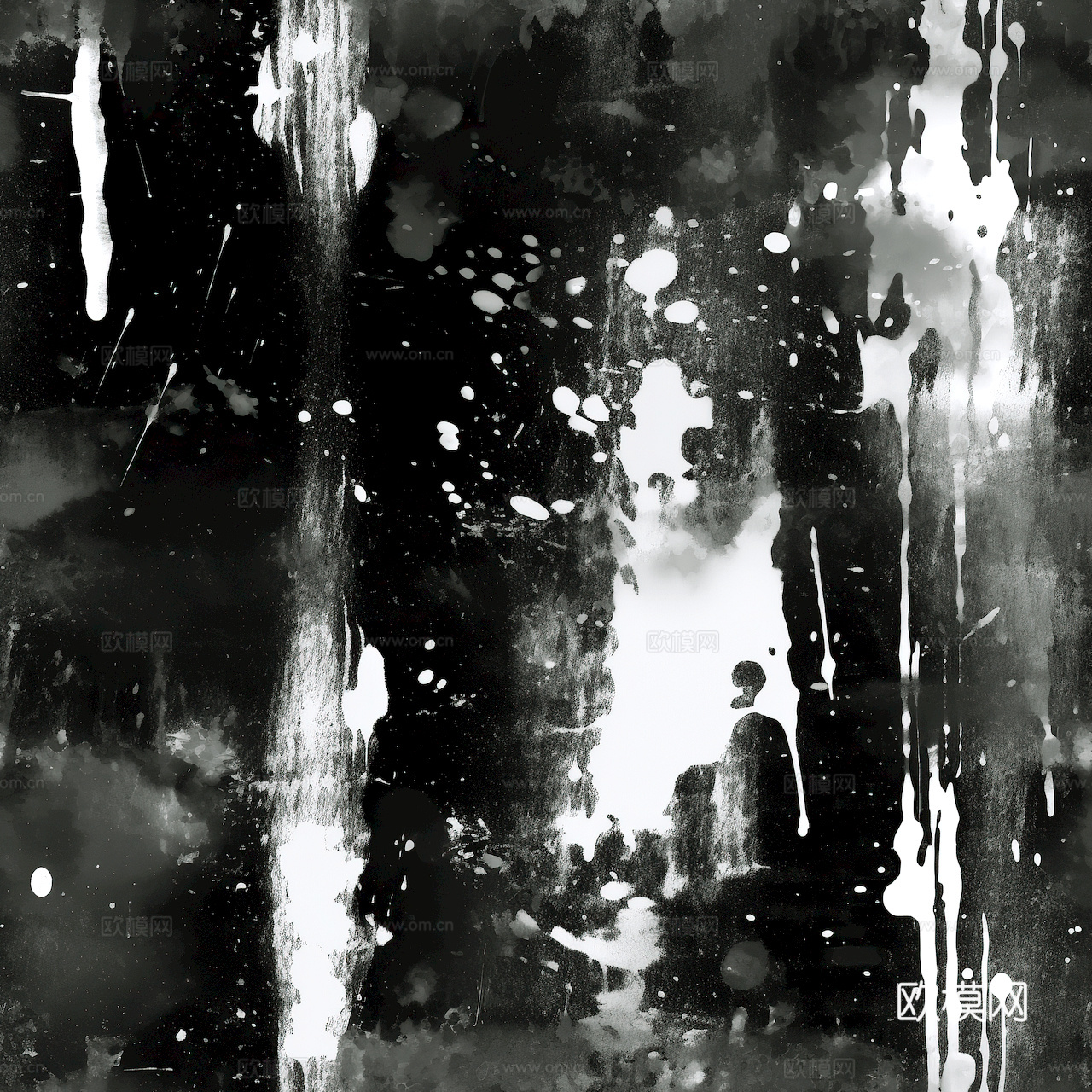 黑白凹凸 高光遮罩 通道 古典花纹 装饰线条 纹理 墙绘图案下载