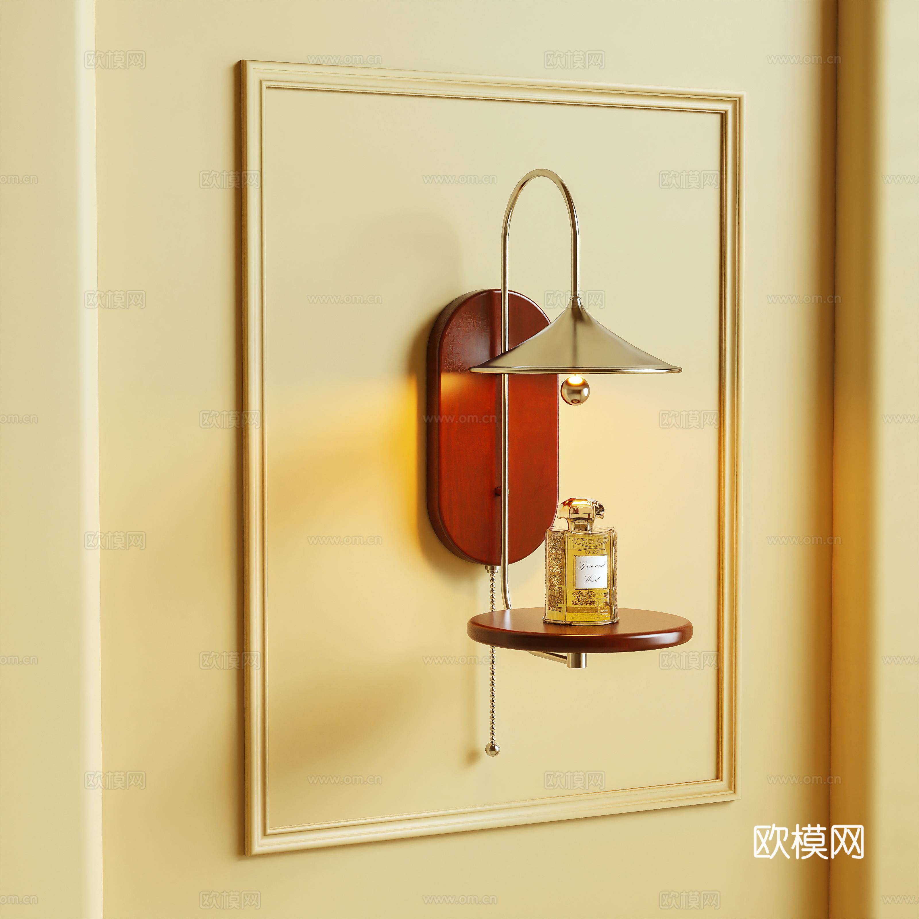 壁灯 装饰灯 金属灯3d模型下载