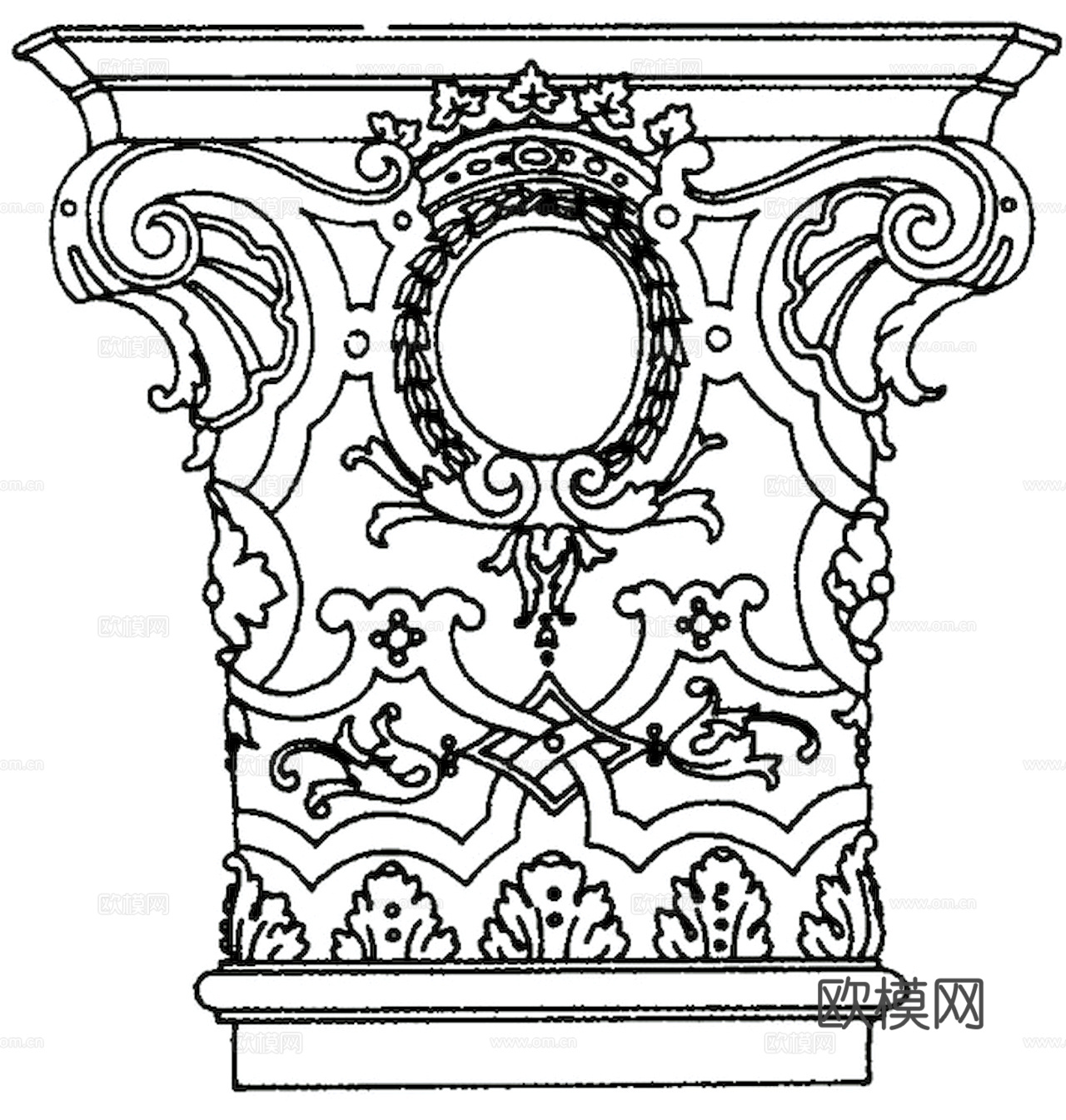 黑白凹凸 高光遮罩 通道 花纹纹理 装饰线条 纹理 墙绘图案下载
