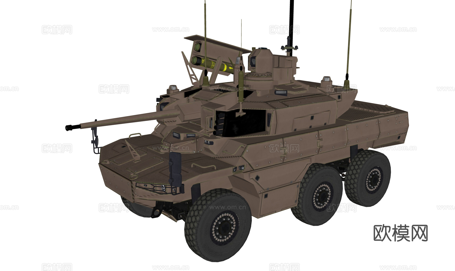 现代步兵战车 装甲车 运兵车su模型