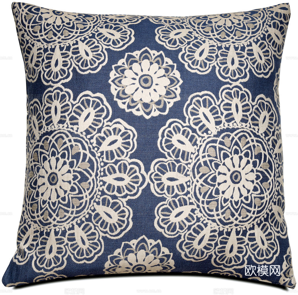 枕头 沙发抱枕 靠枕 花纹布纹布艺抱枕 床上用品下载