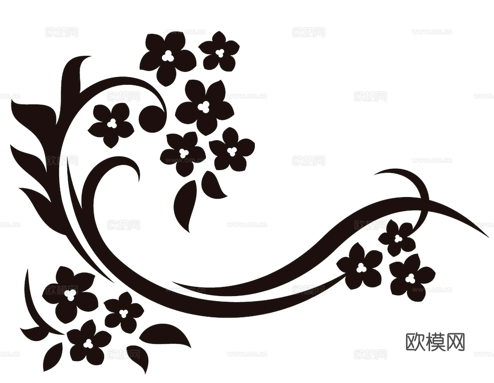 黑白凹凸 高光遮罩 通道 花纹纹理 装饰线条 纹理 墙绘图案下载