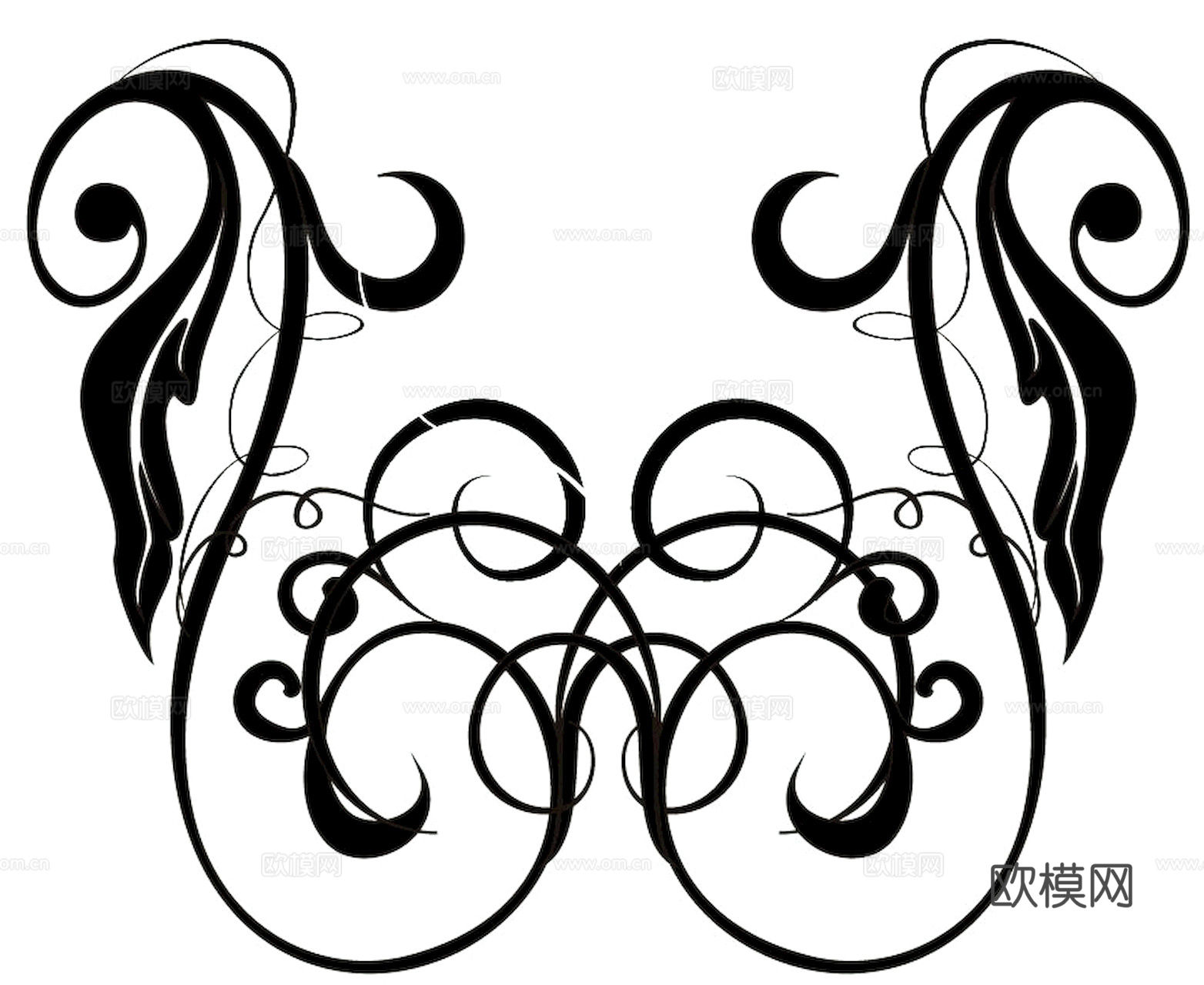 黑白凹凸 高光遮罩 通道 花纹纹理 装饰线条 纹理 墙绘图案下载