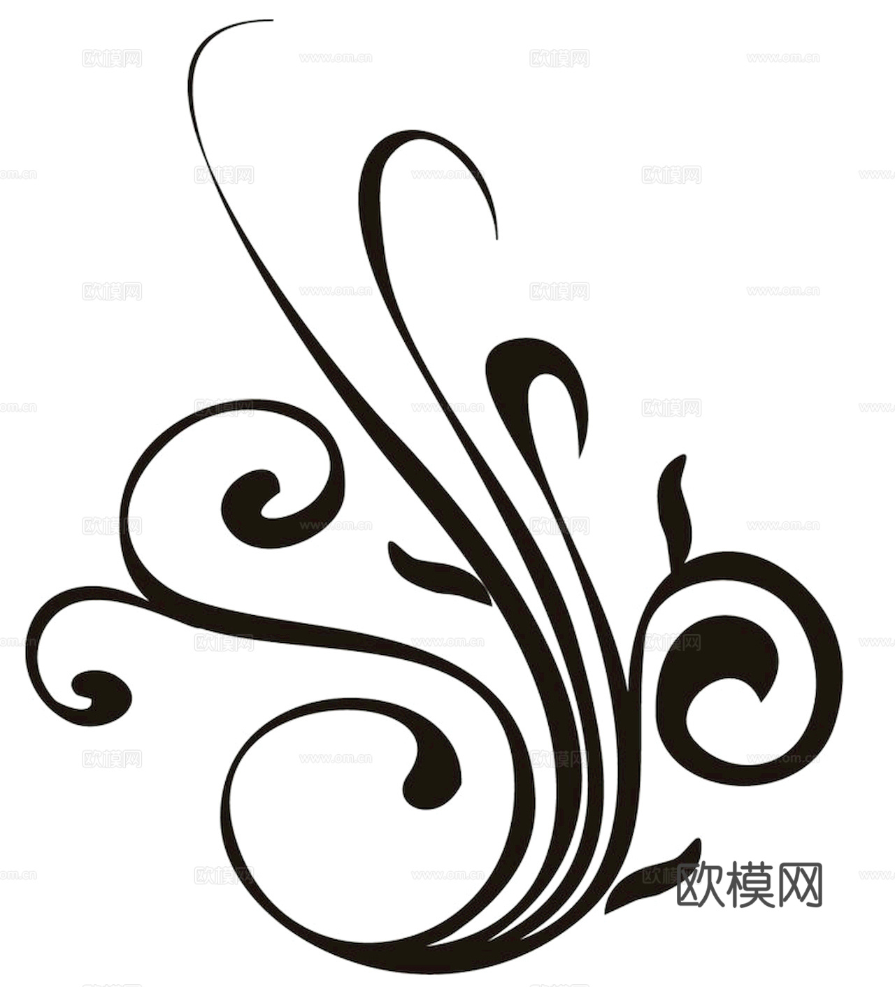 黑白凹凸 高光遮罩 通道 花纹纹理 装饰线条 纹理 墙绘图案下载