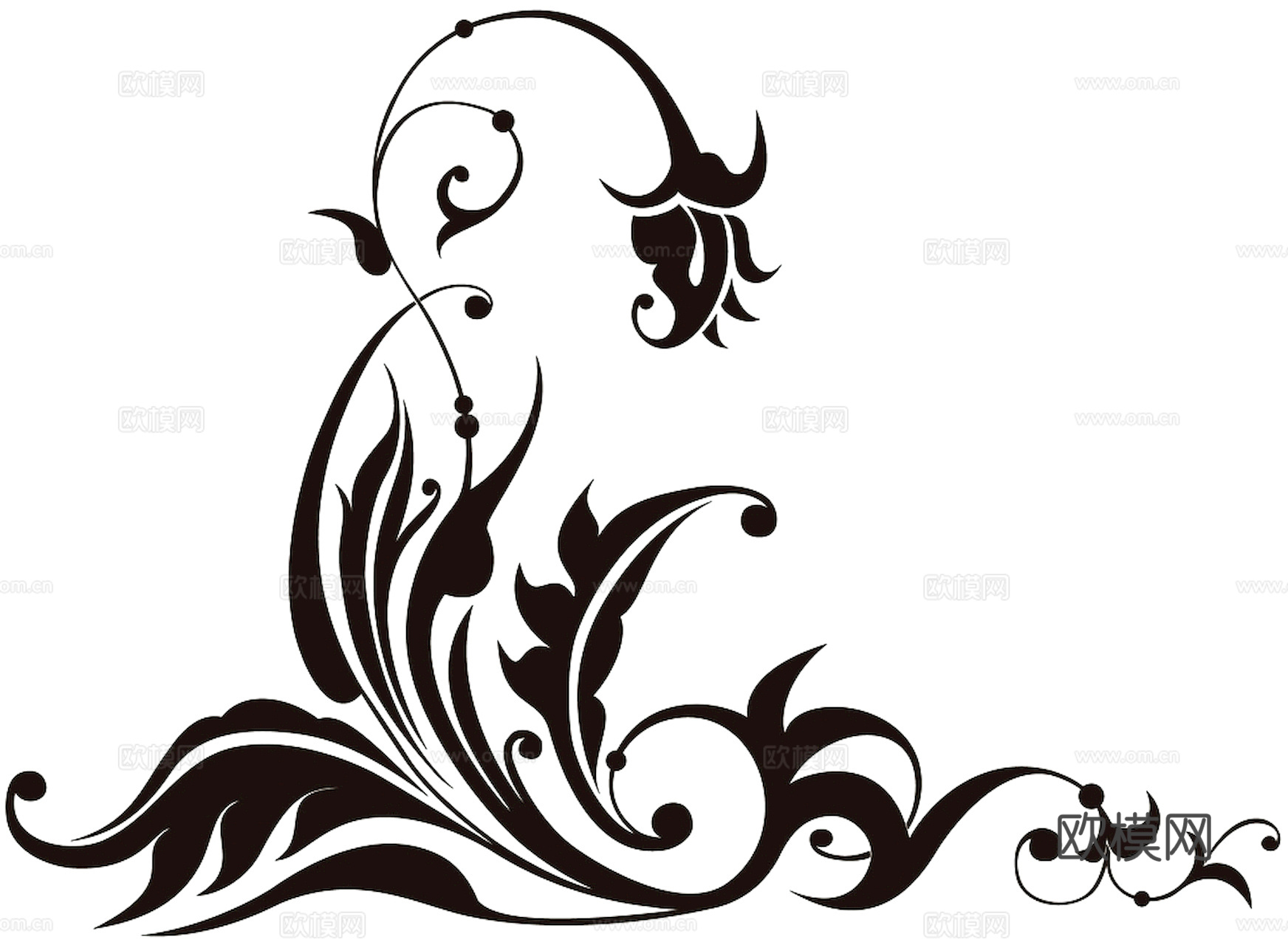 黑白凹凸 高光遮罩 通道 花纹纹理 装饰线条 纹理 墙绘图案下载