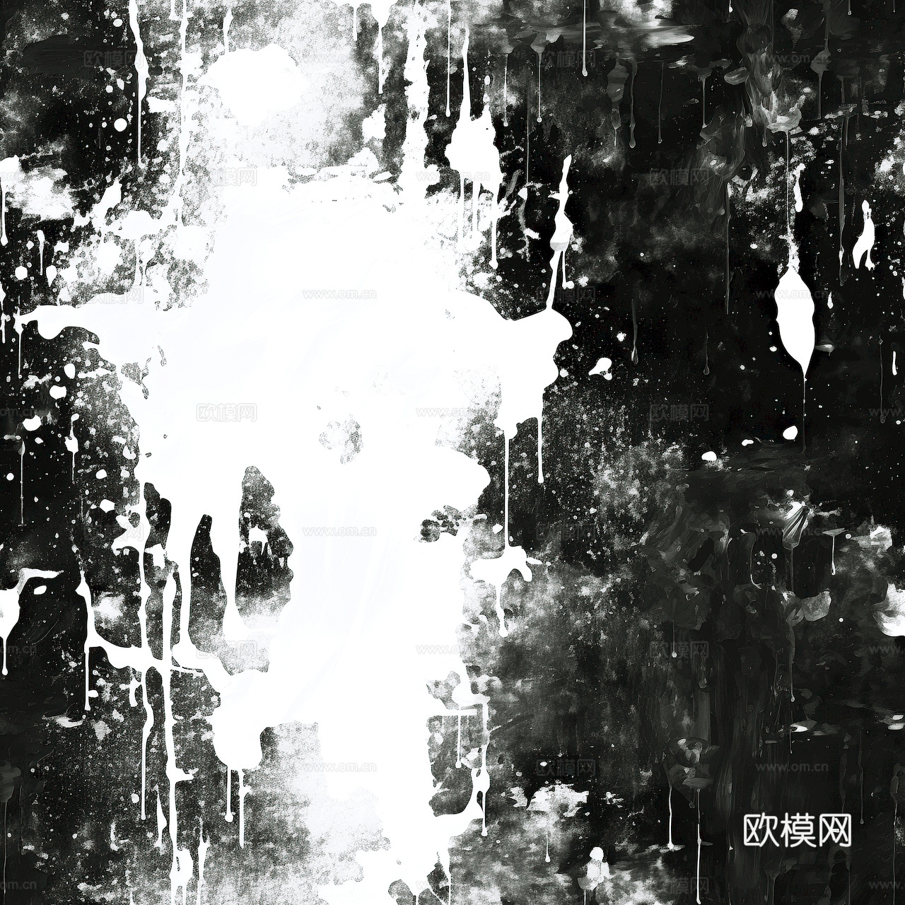 黑白凹凸 高光遮罩 通道 古典花纹 装饰线条 纹理 墙绘图案下载