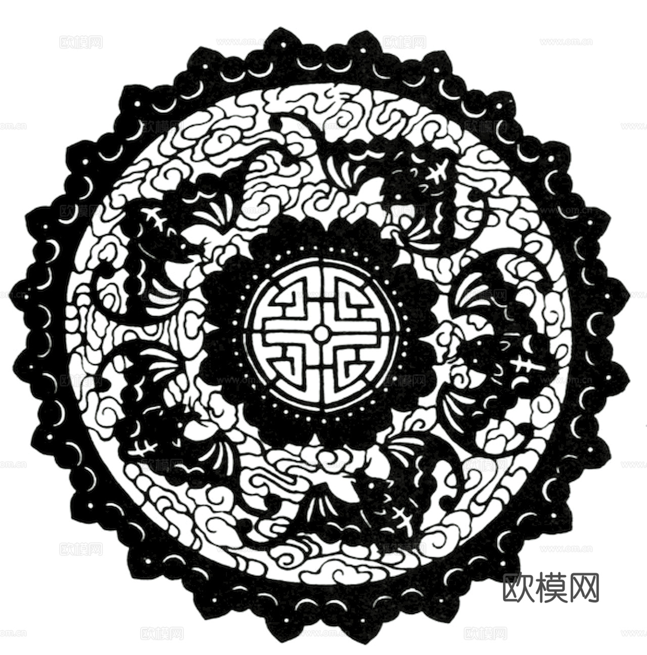 黑白凹凸 高光遮罩 通道 花纹纹理 装饰线条 纹理 墙绘图案下载